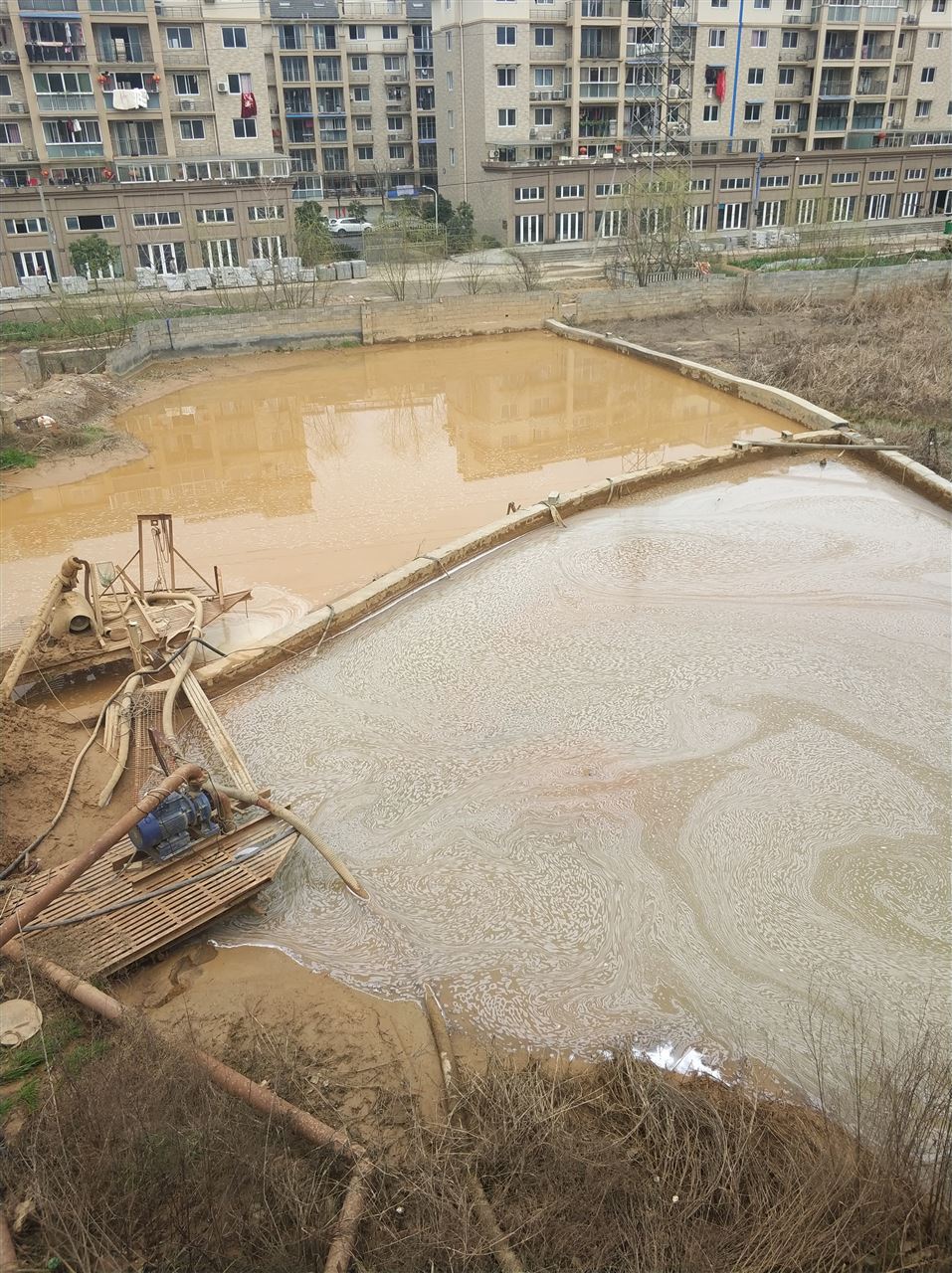澄城沉淀池淤泥清理-厂区废水池淤泥清淤